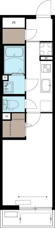 ヴィラ立場の間取り画像