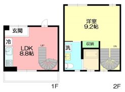 鵠ノ杜舎 椚の間取り画像