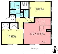 アルバピアザ鶴巻IIの間取り画像