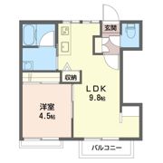 クローバーハイツの間取り画像