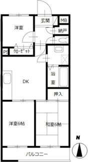 サンヒルズ東戸塚の間取り画像
