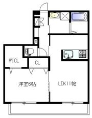 テラス オークフォレストの間取り画像