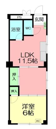 ハイツさがみ野の間取り画像