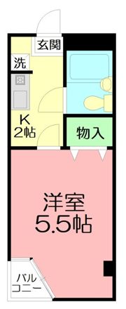 プラザマリン二宮の間取り画像