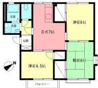 ハイツ古関の間取り画像