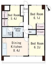 フローレンハイムの間取り画像