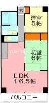 プラザ御殿の間取り画像