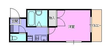 第3山田ハイツの間取り画像
