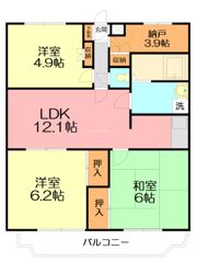 グランシャリオの間取り画像