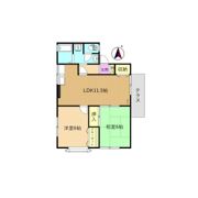 メゾンフローラの間取り画像