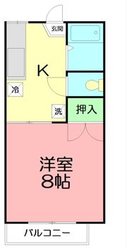 ハイツ宮の前の間取り画像