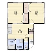 MOGIハイツの間取り画像