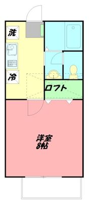 レインボーコートの間取り画像