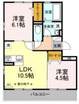 ジェルベーラ湘南の間取り画像