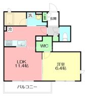 オレンジコートの間取り画像