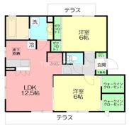 ユニヴェールAの間取り画像