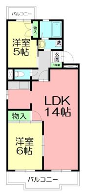 山王塚レジデンスの間取り画像