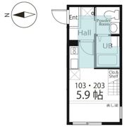 ハーミットクラブハウスMJK戸塚の間取り画像