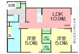 仮称）中海岸1丁目メゾンの間取り画像