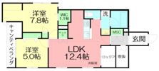 SOUTHERN－St＿Route33の間取り画像