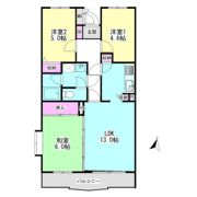 エスポワール文ヶ岡の間取り画像