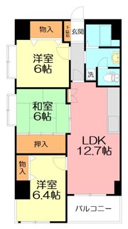 クレスト湘南の間取り画像
