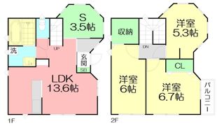 WH-Xの間取り画像