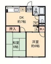 シティハイム アークIの間取り画像