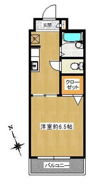 アルファコート鵠沼の間取り画像