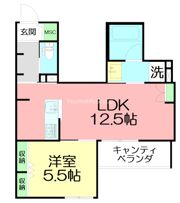 アルカン・メール 藤沢の間取り画像