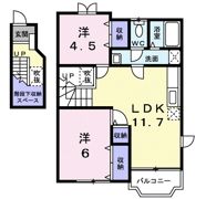オークレイコートIIの間取り画像