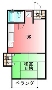 ロータスハイツの間取り画像