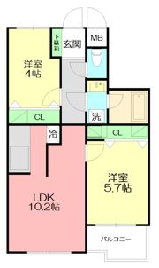 ピア湘南夕陽ケ丘の間取り画像