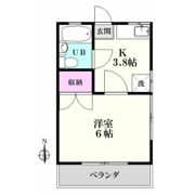 コーポウイングB棟の間取り画像