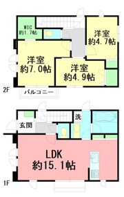 ひばりが丘戸建 A棟の間取り画像