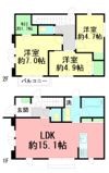 ひばりが丘戸建 A棟の間取り画像