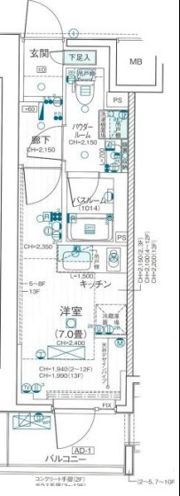 デュオステージ藤沢の間取り画像