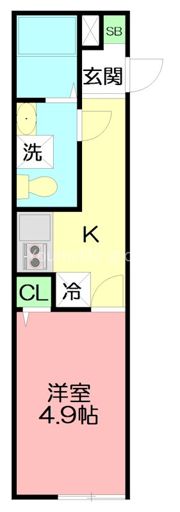 ダイヤモンドテラス鵠沼海岸Aの間取り画像