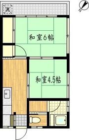 第2さくら荘の間取り画像