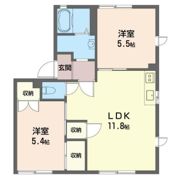 コーポ照木の間取り画像