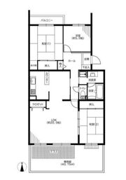 ベルフラワーズ大住台2号棟の間取り画像