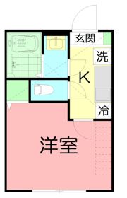 アザーレ・レーヴ東海大学前の間取り画像
