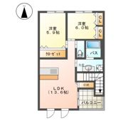 パーシモンの間取り画像