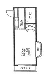 コーポサンライズの間取り画像