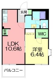 石上ヴィレッジ Aの間取り画像