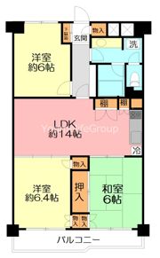 湘南グリーンハイツ2号棟の間取り画像