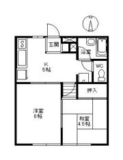 コーポマルマAの間取り画像