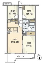 クリオ藤沢伍番館の間取り画像