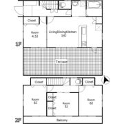 小田原市小竹戸建の間取り画像