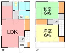 タタン・デュオ別堀Aの間取り画像